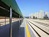 Old platform of Songjeong station