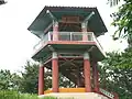 A pavilion found on the Buraksan hiking trail, a mountain on the outskirts of Songtan