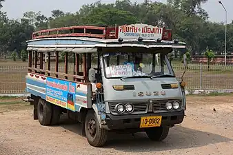 Isuzu Elf at Sukhothai province