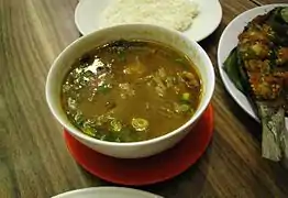 Sop saudara beef soup from Makassar.