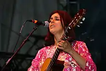 Souad Massi at TFF Rudolstadt 2013.