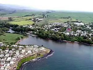 View of the west part of Souillac village and the ancient port.