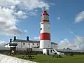 The lighthouse viewed from the south-east.