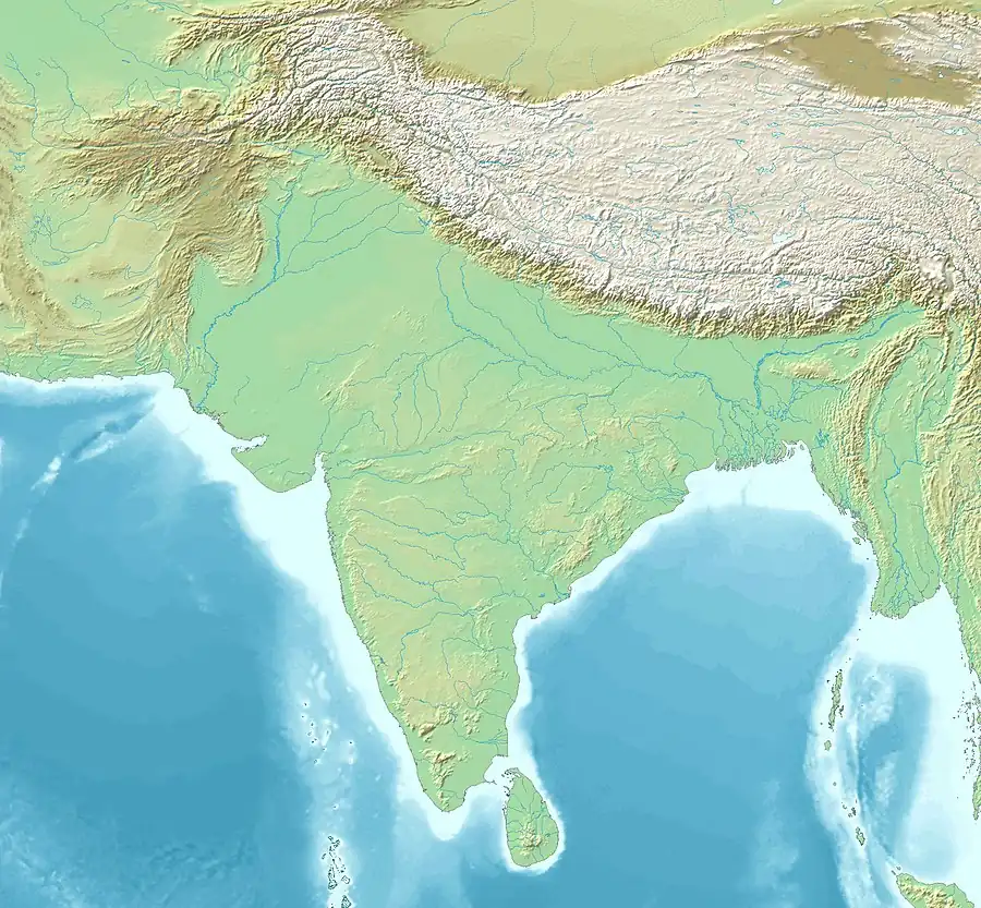 Qutb Shahi dynasty is located in South Asia