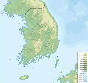 Gwanaksan is located in South Korea