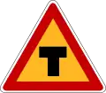 T-shaped intersection