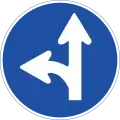 Straight and Left Turn