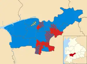 2011 results map