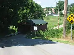 The South Salem Covered Bridge, a historic site in the township