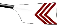 Image showing the rowing club's blade colours