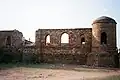 Corbelled arch at the South end view of Sultan Garhi