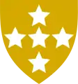 Southern Command Royal Army Service Corps (first pattern) (Yellow with white stars)