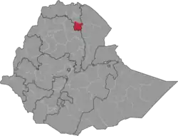 Location in Ethiopia