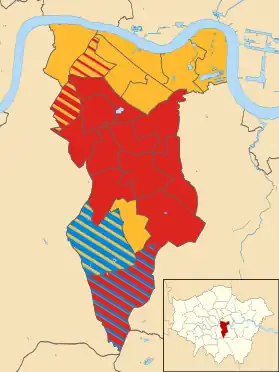 2010 results map