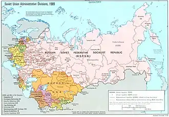 Image 25Republics of the Soviet Union in 1954–1991 (from Soviet Union)