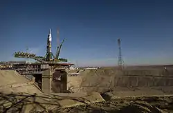 The flame trench for Gagarin's Start