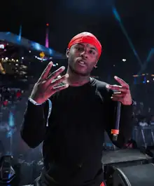 SpaceGhostPurrp performing at 2019's Rolling Loud festival.