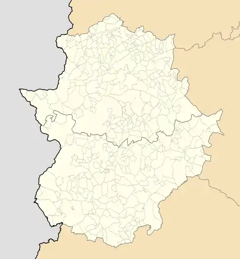 Hornachos is located in Extremadura