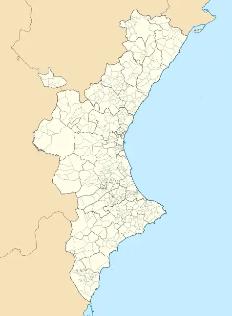 2016–17 Tercera División is located in Valencian Community