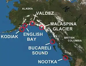 Image 11Spanish contact in British Columbia and Alaska (from History of Alaska)