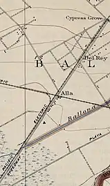 Cypress Grove on 1923 USGS map of Venice quadrangle; Speedway was an early name for what is now Culver Boulevard