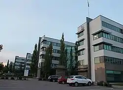 Buildings of Spektri, a business park in Pohjois-Tapiola