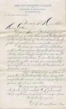 Spencerian script