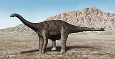 3D model of a long-necked dinosaur