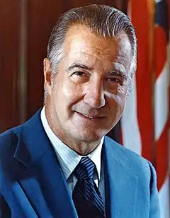 Image 32Spiro Agnew, 39th Vice President of the United States, is the highest-ranking political leader from Maryland since the nation's founding. (from Maryland)