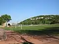 The old Tabán school was here, today sports field Naphegy near Czakó Street, Tabán's historic places 1945 - 2003