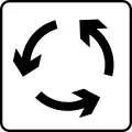 Roundabout marker