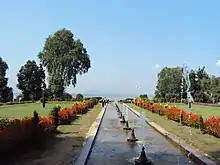 Image 57Shalimar Bagh, Srinagar, depicting a water way (from History of gardening)