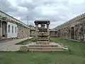 A view of the prakara (bounding wall) in the Ranganathaswamy temple at Srirangapatna