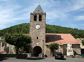 The church of Saint-Vincent-d'Olargues