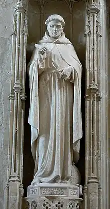 Statue in St Davids Cathedral