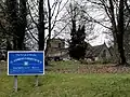 Church sign of St. Andrew's Church, Skegby