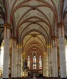 St. Elizabeth chuch in Budapest, were the interiors were filmed