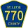 County Road 770 marker