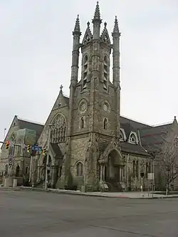 St Paul Episcopal Church (Today Catholic), built in 1876 in Cleveland