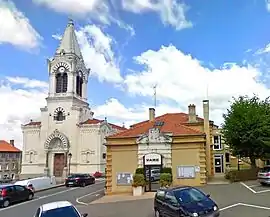 Church and town hall