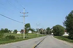 Looking east towards St. Joe, Wisconsin