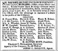 St Nicholas Fire Insurance Company Ad