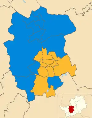 2010 results map