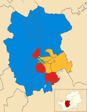 2011 results map