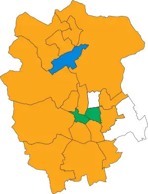 2023 results map