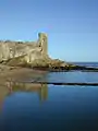 St Andrews Castle reflected in the sea