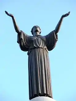 Figure of "Victory" on St Annes on Sea War Memorial.