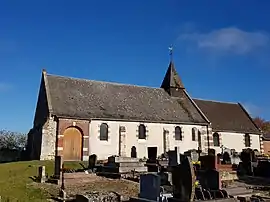 The church in Saint-Aubin-sur-Quillebeuf