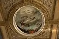 A ceiling fresco