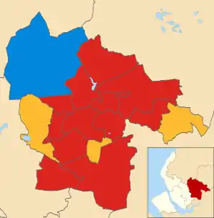 2010 results map